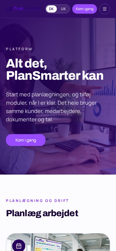 PlanSmarter mobile website presentation