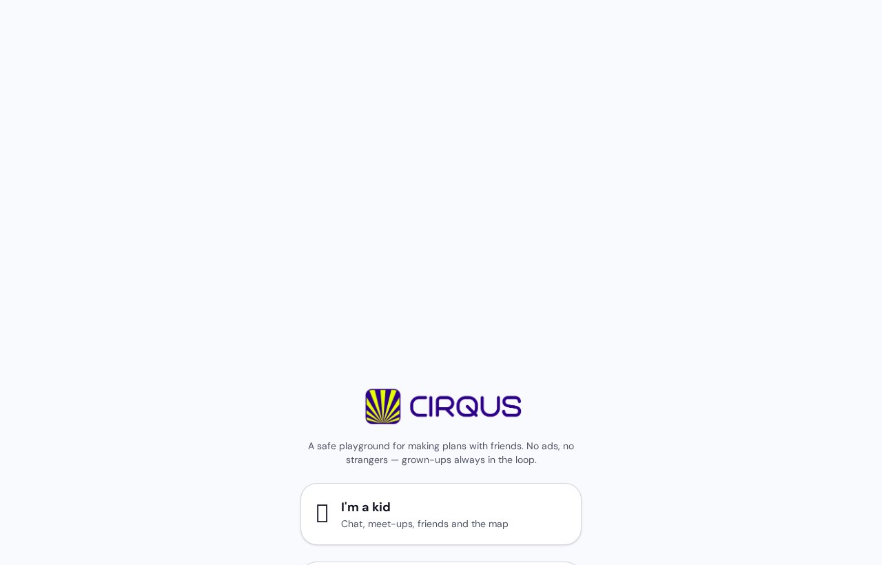 cirqus.app public website capture